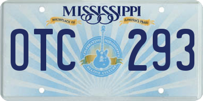 MS license plate OTC293