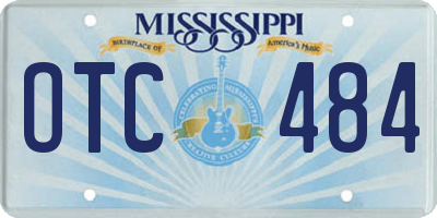 MS license plate OTC484