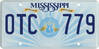 MS license plate OTC779