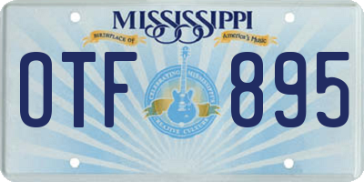 MS license plate OTF895