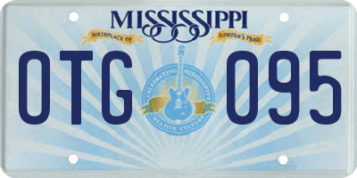 MS license plate OTG095