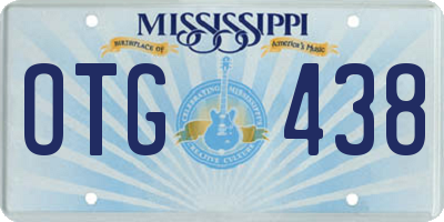 MS license plate OTG438