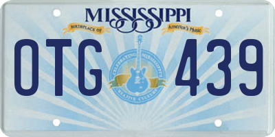 MS license plate OTG439