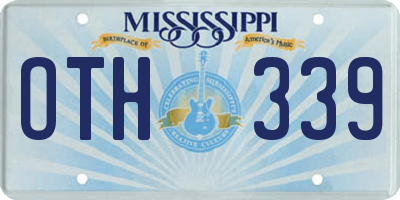 MS license plate OTH339