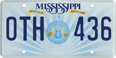 MS license plate OTH436
