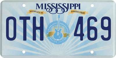 MS license plate OTH469