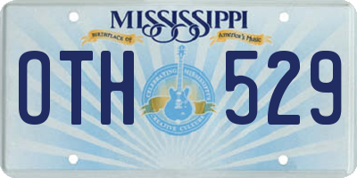 MS license plate OTH529