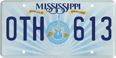 MS license plate OTH613