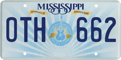 MS license plate OTH662