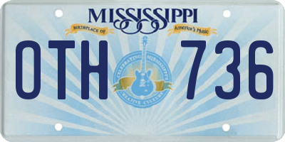 MS license plate OTH736