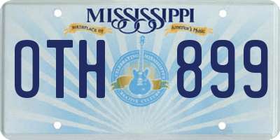 MS license plate OTH899