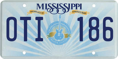 MS license plate OTI186