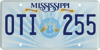 MS license plate OTI255