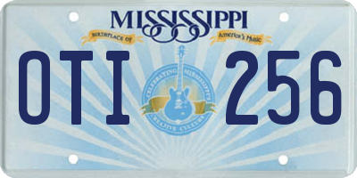 MS license plate OTI256