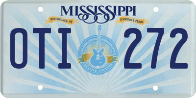 MS license plate OTI272
