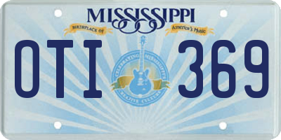 MS license plate OTI369