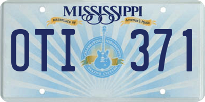 MS license plate OTI371