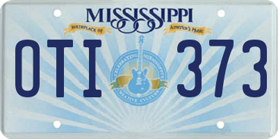 MS license plate OTI373