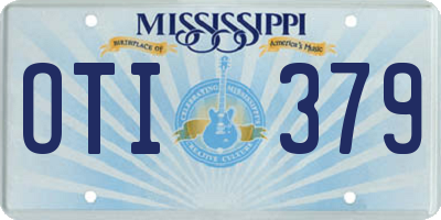 MS license plate OTI379