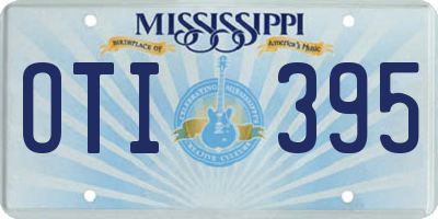 MS license plate OTI395