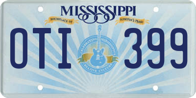 MS license plate OTI399