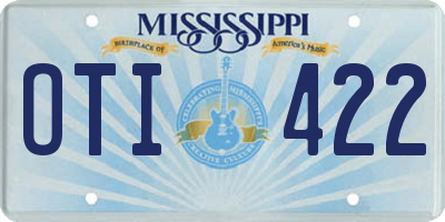 MS license plate OTI422