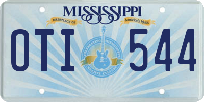MS license plate OTI544