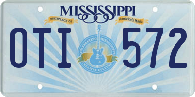 MS license plate OTI572