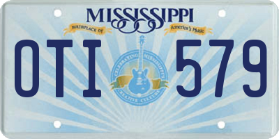 MS license plate OTI579