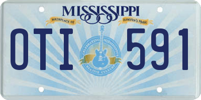 MS license plate OTI591