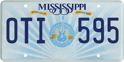 MS license plate OTI595