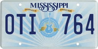 MS license plate OTI764