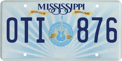 MS license plate OTI876