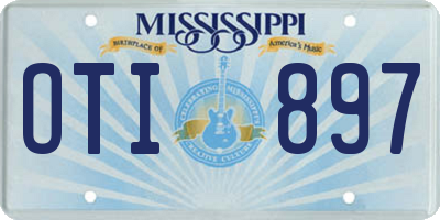 MS license plate OTI897