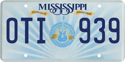 MS license plate OTI939