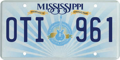 MS license plate OTI961