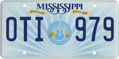MS license plate OTI979