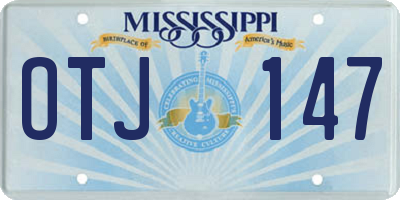 MS license plate OTJ147