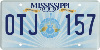 MS license plate OTJ157