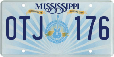 MS license plate OTJ176