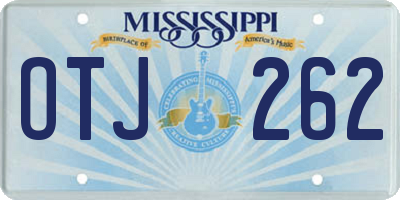MS license plate OTJ262