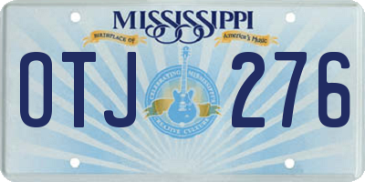 MS license plate OTJ276