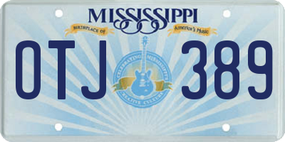 MS license plate OTJ389