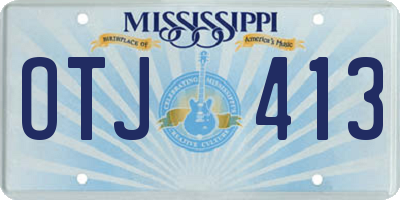 MS license plate OTJ413