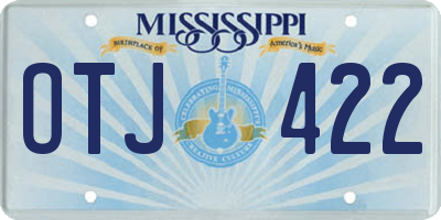 MS license plate OTJ422