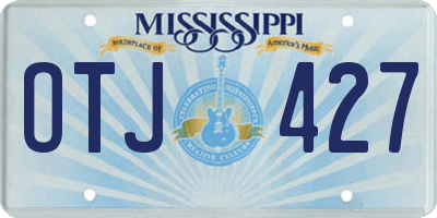 MS license plate OTJ427