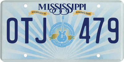 MS license plate OTJ479