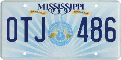 MS license plate OTJ486