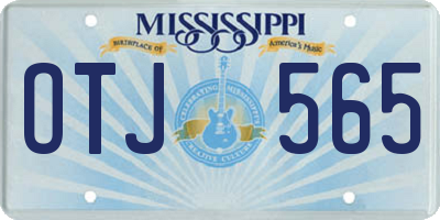 MS license plate OTJ565