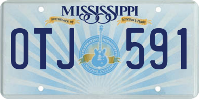 MS license plate OTJ591